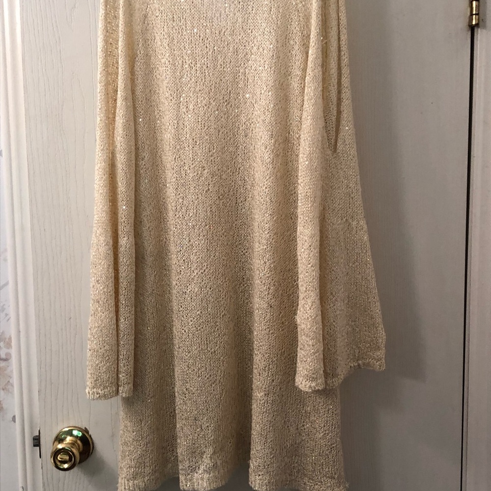 Two dresses and a cardigan